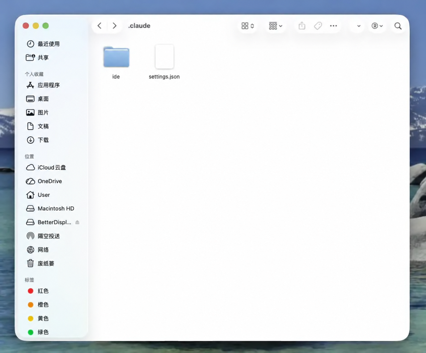 macOS 的 Claude Code 配置文件