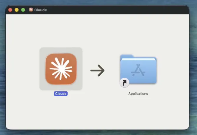 macOS 安装 Claude Desktop 的示例
